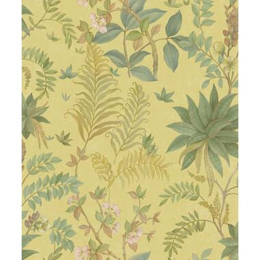 Sanders & Sanders papier peint - feuilles tropicales - jaune et vert product