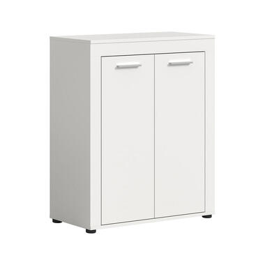 Hioshop Jam meuble à chaussures 2 portes blanc product