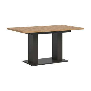 Hioshop Motion table de salle à manger double colonne 90x150/190 cm avec product
