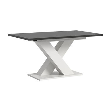 Hioshop Motion table de salle à manger pieds X 90x150/190 cm avec 1 product