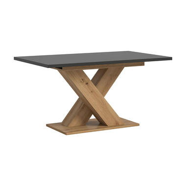 Hioshop Motion table de salle à manger pieds X 90x150/190 cm avec 1 product