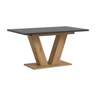 Hioshop Motion table de salle à manger pieds V 90x150/190 cm avec 1 product