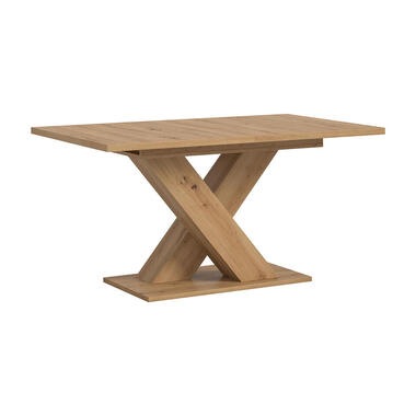 Hioshop Motion table de salle à manger pieds X 90x150/190 cm avec 1 rallonge product