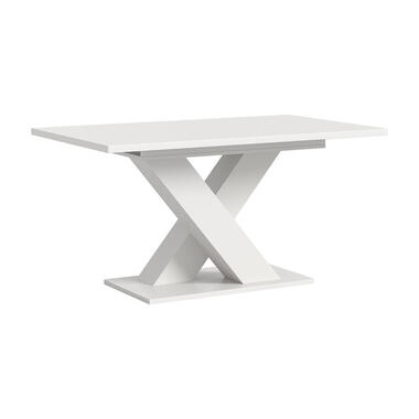 Hioshop Motion table de salle à manger pieds X 90x150/190 cm avec 1 product