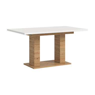 Hioshop Motion table de salle à manger double colonne 90x150/190 cm avec product