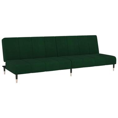 vidaXL - Canapé-lit à 2 places - Vert foncé product