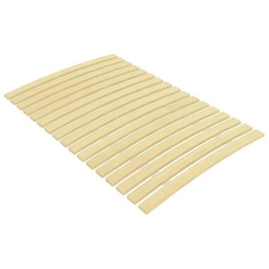 vidaXL - sommier à lattes - Marron - Bois - 80 x 200 cm - Avec 17 lattes product