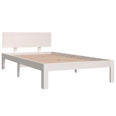 vidaXL - Bedframe - Wit - Grenenhout - 100 x 200 cm product