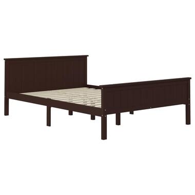 vidaXL - cadre de lit - Marron - Bois de pin - 140 x 200 cm - Sans matelas product