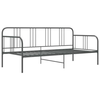 vidaXL - Slaapbank - Grijs - Metaal - 90 x 200 cm product