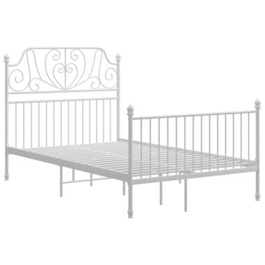 vidaXL - Bedframe - Wit - Metaal - 120 x 200 cm product