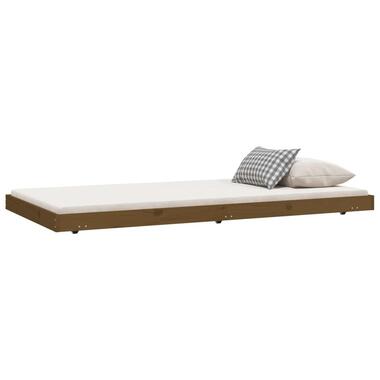 vidaXL - cadre de lit - Marron - Bois de pin - 80 x 200 cm - Sans matelas product