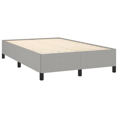 vidaXL - Bedframe - Lichtgrijs - Stof - 120 x 200 cm product