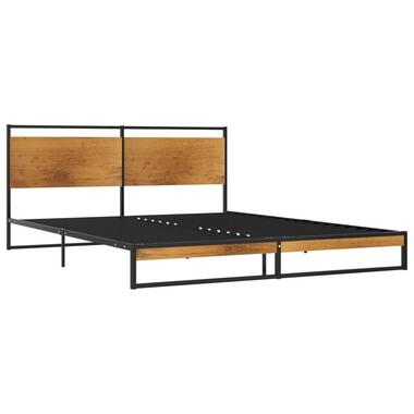 vidaXL - Bedframe - Zwart - Metaal - 160 x 200 cm product
