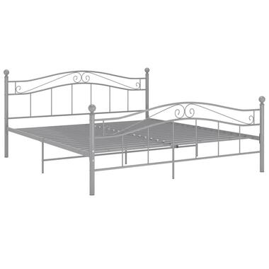 vidaXL - cadre de lit - Gris - Métal - 200 x 200 cm product