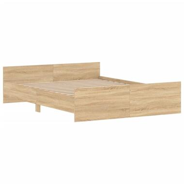 vidaXL - cadre de lit - chêne sonoma - 160 x 200 cm - Sans matelas product