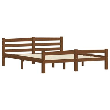 vidaXL - cadre de lit - Marron - Bois de pin - 160 x 200 cm - Sans matelas product
