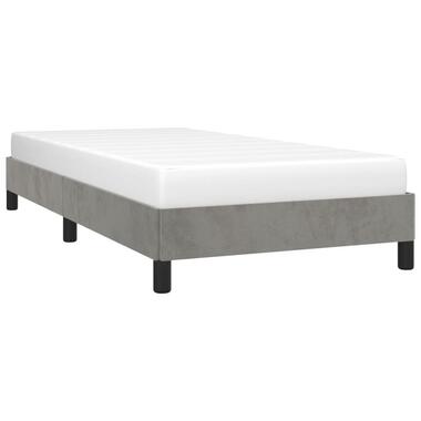 vidaXL - Bedframe - Lichtgrijs - Fluweel - 80 x 200 cm product