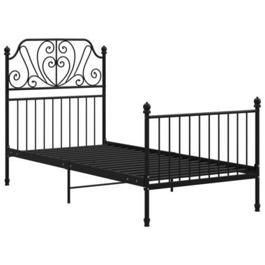 vidaXL - Bedframe - Zwart - Metaal - 90 x 200 cm product
