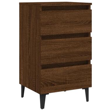 vidaXL - table de chevet - Chêne marron - Bois d'ingénierie 40 x 35 x 69 cm product