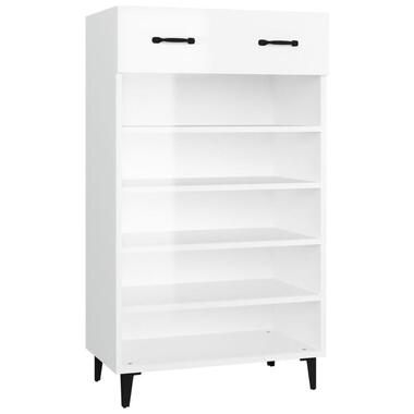 vidaXL - Schoenenkast - Wit - Bewerkt hout - 60 x 35 x 105 cm product