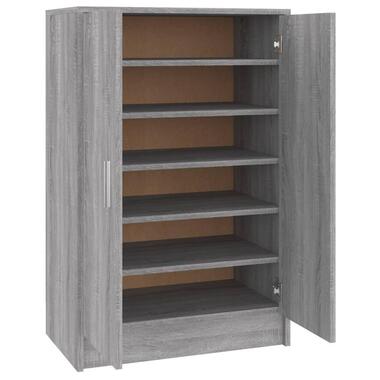 vidaXL - Schoenenkast - Grijs sonoma - Bewerkt hout - 60 x 35 x 92 cm product