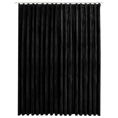 vidaXL - rideau occultant avec crochets - Noir - Velours - 290 x 245 cm product