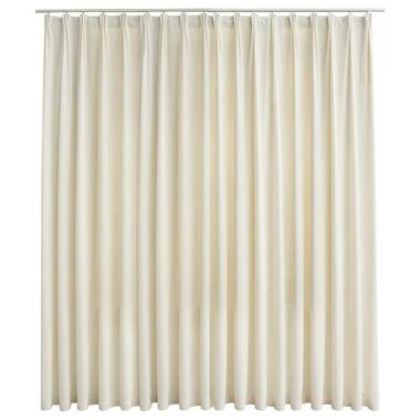 vidaXL - Rideau occultant avec crochets - Crème - Velours - 290 x 245 cm product