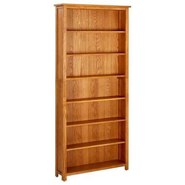 vidaXL - Bibliothèque à 7 niveaux - Marron - Bois - 90 x 22.5 x 200 cm product