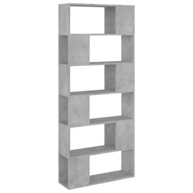 vidaXL - bibliothèque/séparateur de pièce - Gris - Bois d'ingénierie product