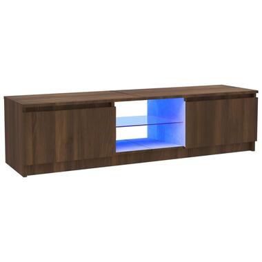 vidaXL - Meuble TV - Chêne marron - Bois d'ingénierie - 120 x 30 x 35.5 cm product