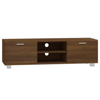vidaXL - meuble tv - Marron - Bois d'ingénierie - 140 x 40.5 x 35 cm product