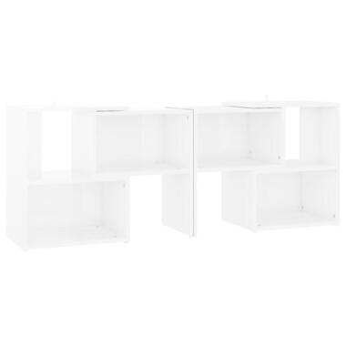 vidaXL -Tv-meubel - Wit - Bewerkt hout - 104 x 30 x 52 cm product