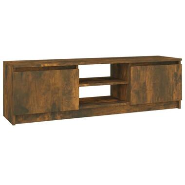 vidaXL - Tv-meubel - Eikenkleurig - Bewerkt hout - 120 x 30 x 35.5 cm product