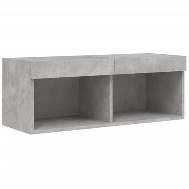 vidaXL - Meuble TV - Gris béton - Bois d'ingénierie - 80 x 30 x 30 cm product
