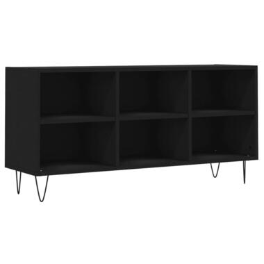 vidaXL - meuble TV - Noir - Bois d'ingénierie - 103.5 x 30 x 50 cm product