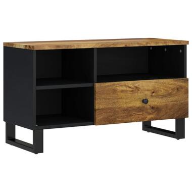 vidaXL - meuble TV - Marron - Bois de manguier et d'ingénierie - 80 x 33 x 46 cm product