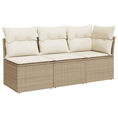 vidaXL - canapé de jardin - Beige - Rotin synthétique product