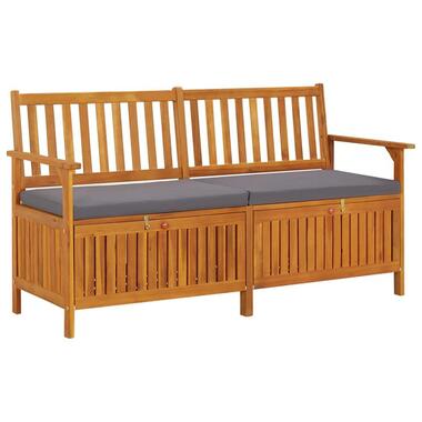 vidaXL - banc - Gris - Bois - 148 x 62 x 84 cm product