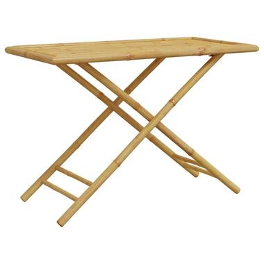 vidaXL - Tuintafel inklapbaar - Bruin - Bamboe - 110 x 55 x 75 cm product