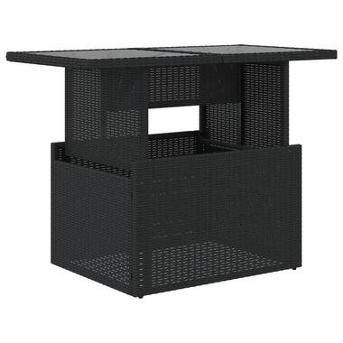 vidaXL - table de jardin - Noir - Rotin synthétique - 100 x 55 x 73cm product
