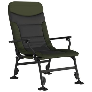 vidaXL - chaise de pêche - Vert - Acier - Avec accoudoir - pliable product