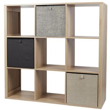 MISOU Armoire murale 9 compartiments Klaus - Marron product