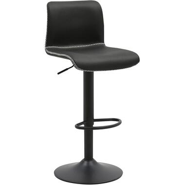 CLP Tabouret de bar Henchy Noir mat Cadre - Similicuir - Noir product