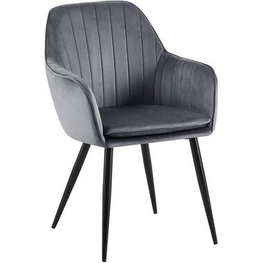 CLP chaise salle à manger Cheryl Noir Cadre - Métal - Gris foncé product