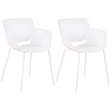 CLP Lot de 2 chaise salle à manger Alpena Plastique - Blanc product