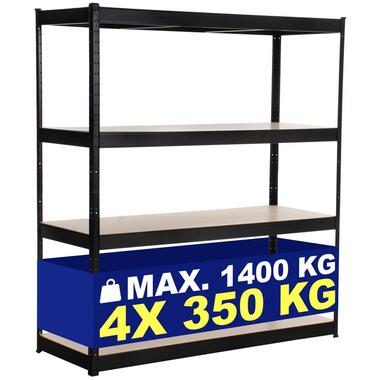 CLP Stellingkast regal Metaal - zwart product