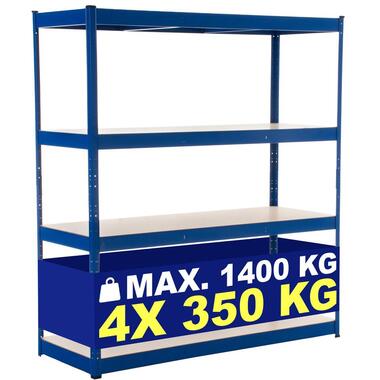 CLP Stellingkast regal Metaal - blauw product