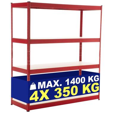 CLP Stellingkast regal Metaal - rood product