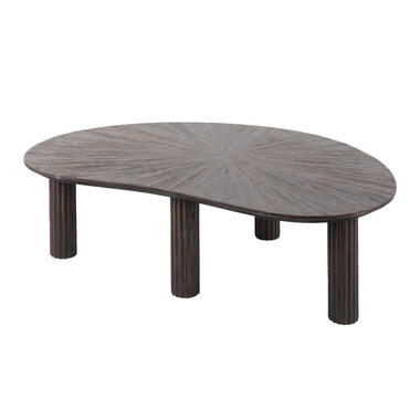 Fraaai - Osborn salontafel 110 cm niervormig Maya teak - bruin product
